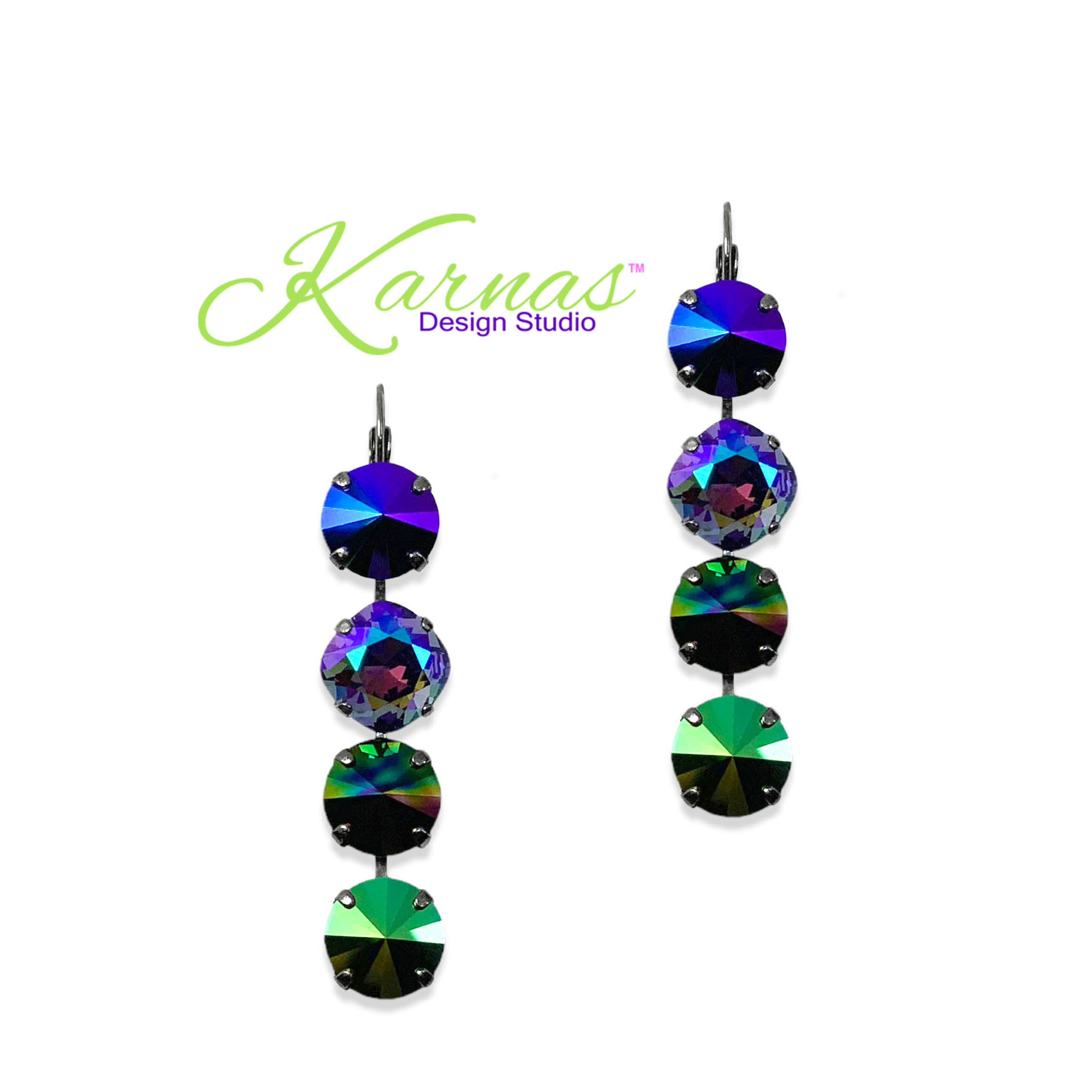 Mystique 4-Stone Statement Earrings