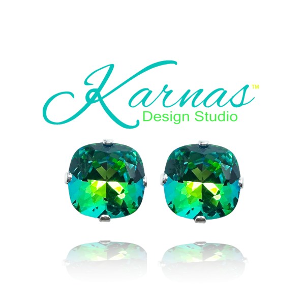 Bora Bora Cushion Cut Earrings