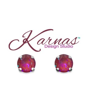 Ultra Ruby AB Earrings