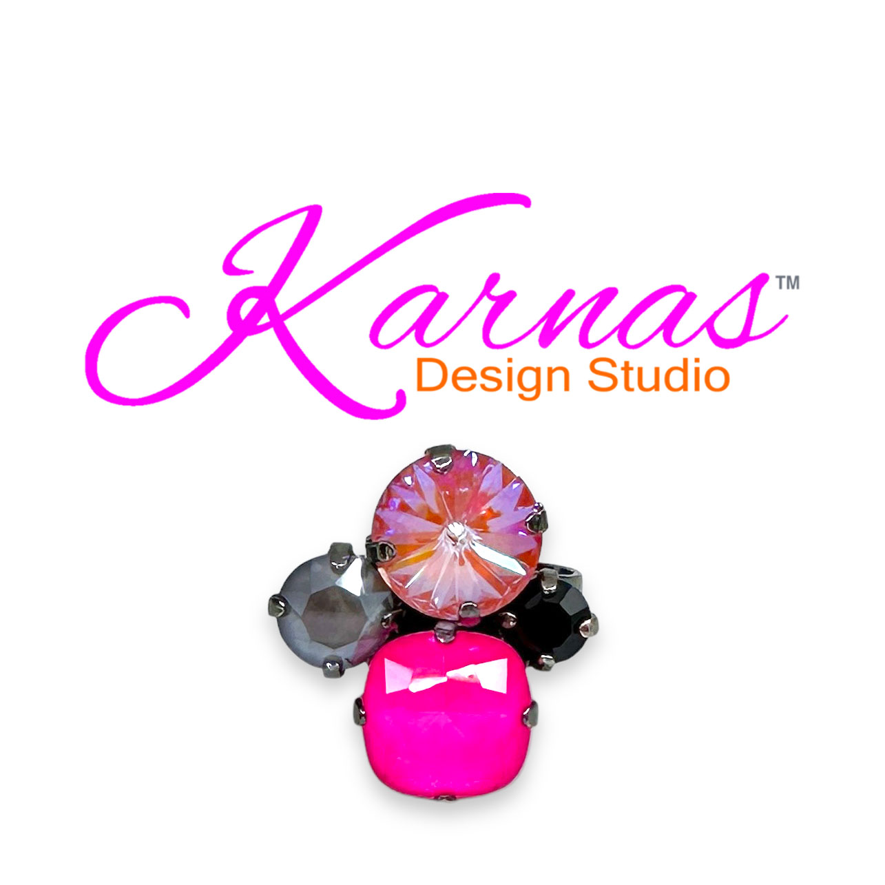 Hot Summer Nights 4-Stone Ring - Image 2