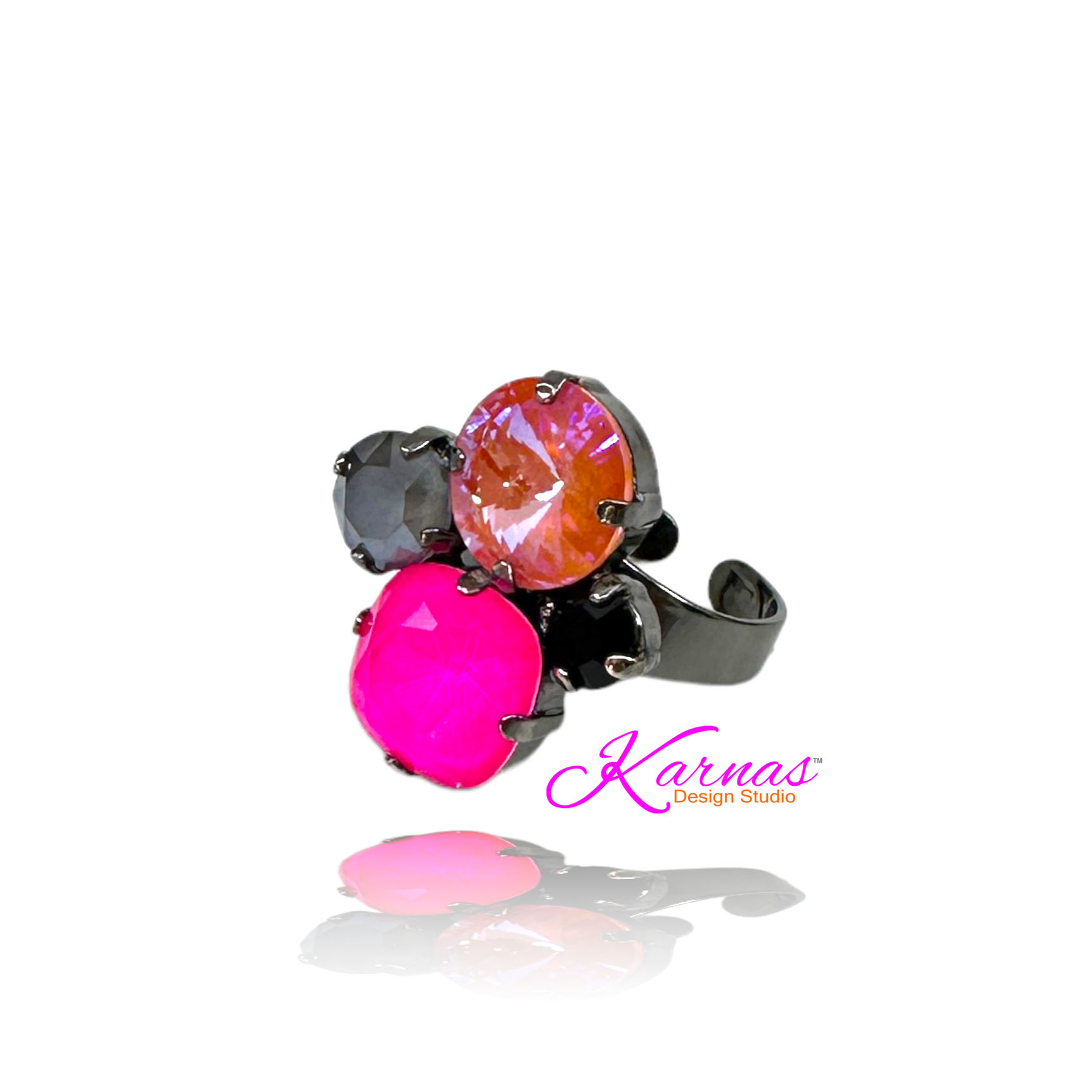 Hot Summer Nights 4-Stone Ring - Image 3