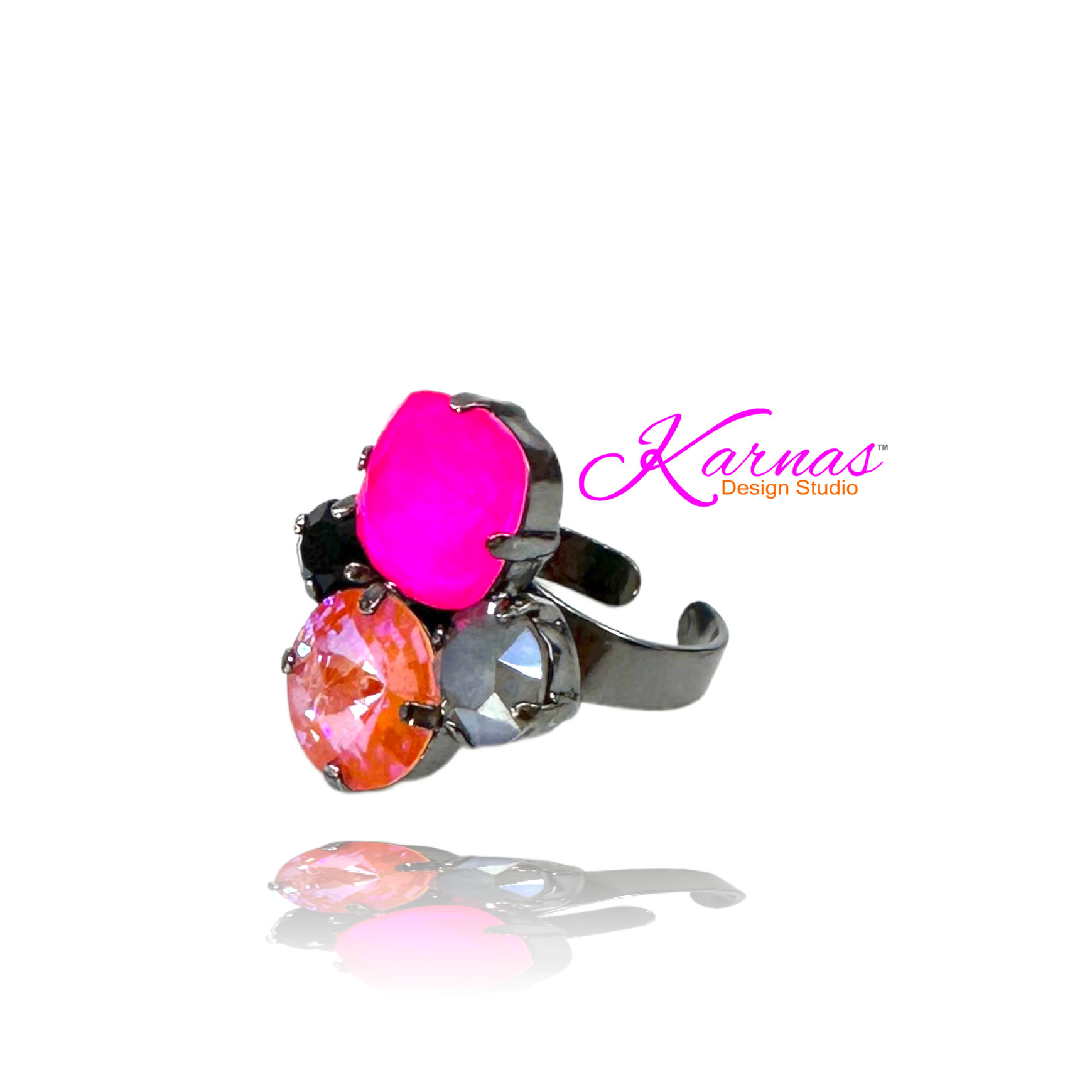 Hot Summer Nights 4-Stone Ring - Image 4