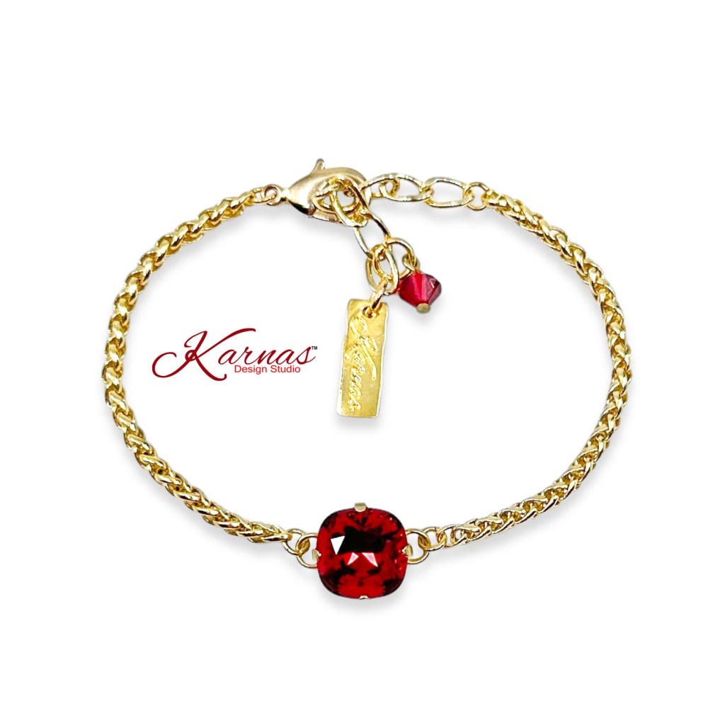 Persian Red Single Stone Bracelet