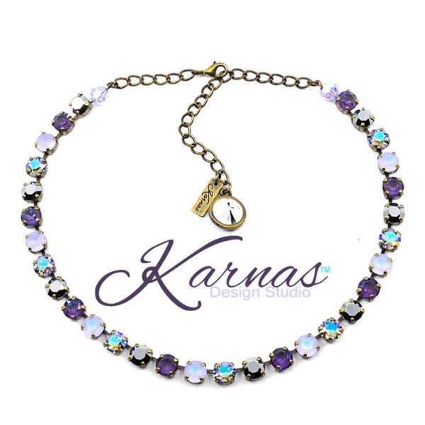 Twisted Iris Necklace