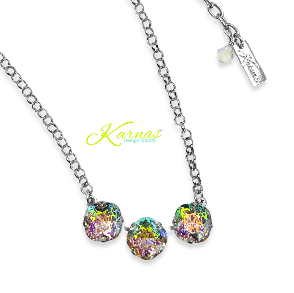 Graffiti 3-Stone Necklace