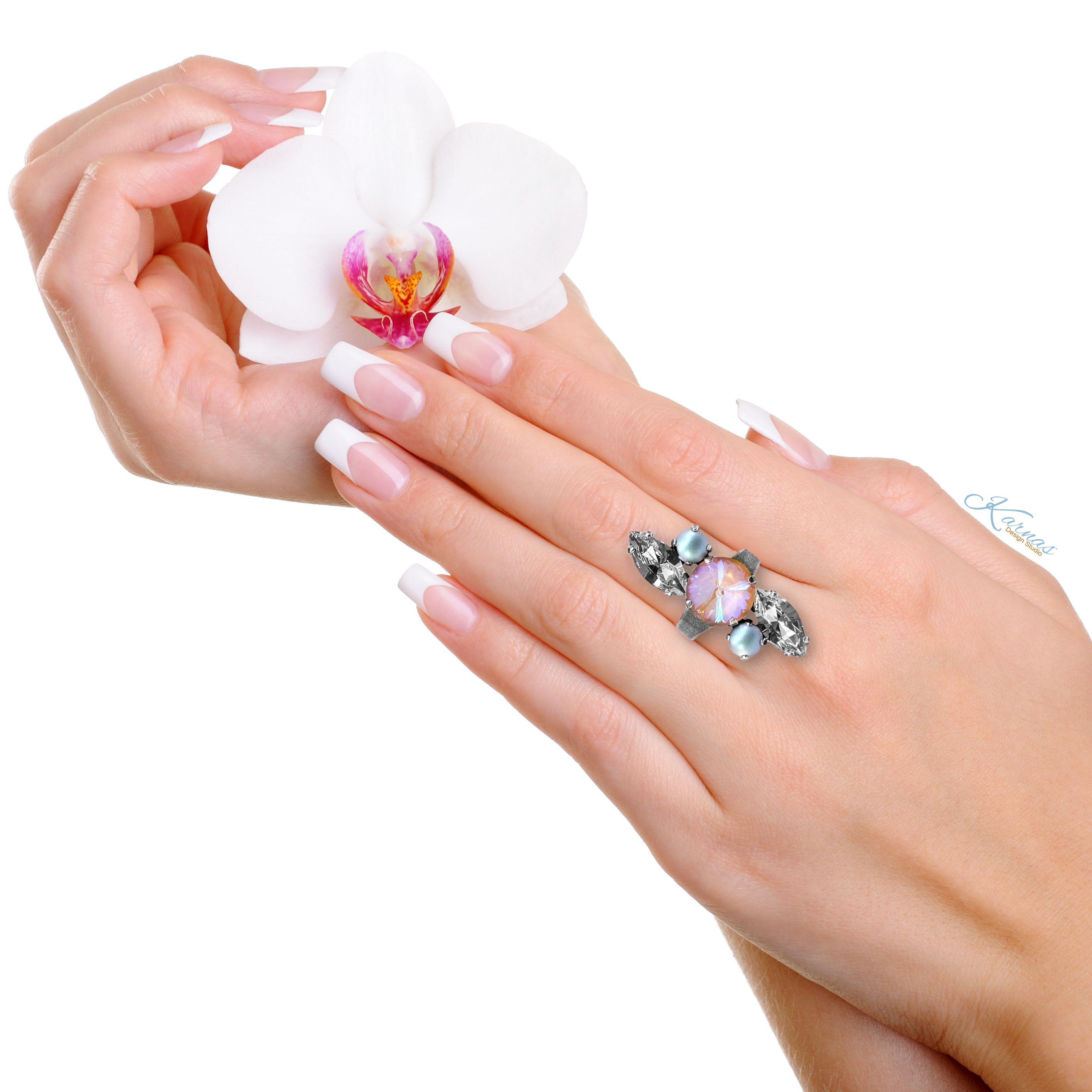 Florence Mixed Size Adjustable Ring - Image 4