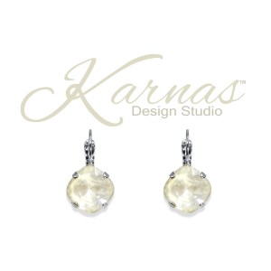 Linen Ignite Cushion Cut Earrings