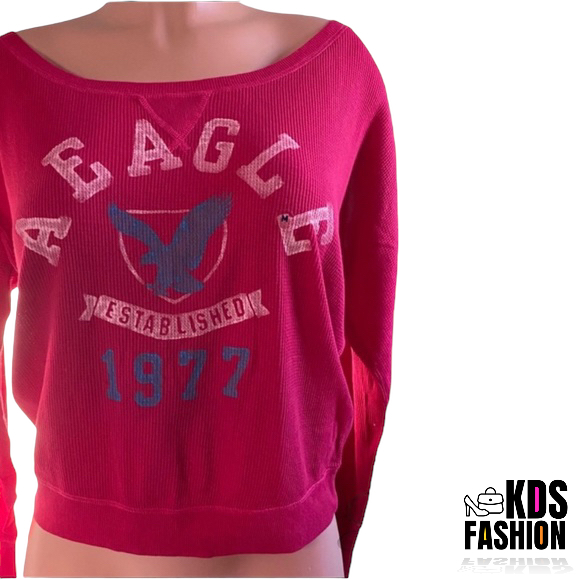 American Eagle Outfitters Waffle Knit Top NEW MD