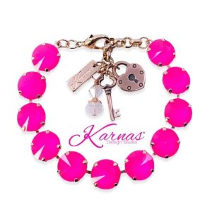 Electric Pink Bracelet
