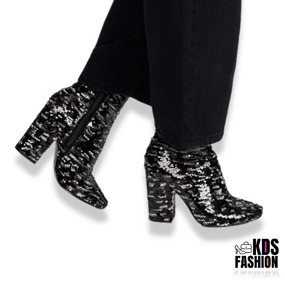 Kendall & Kylie "Haedyn" Sequin Party Booties SZ 8.5 NEW