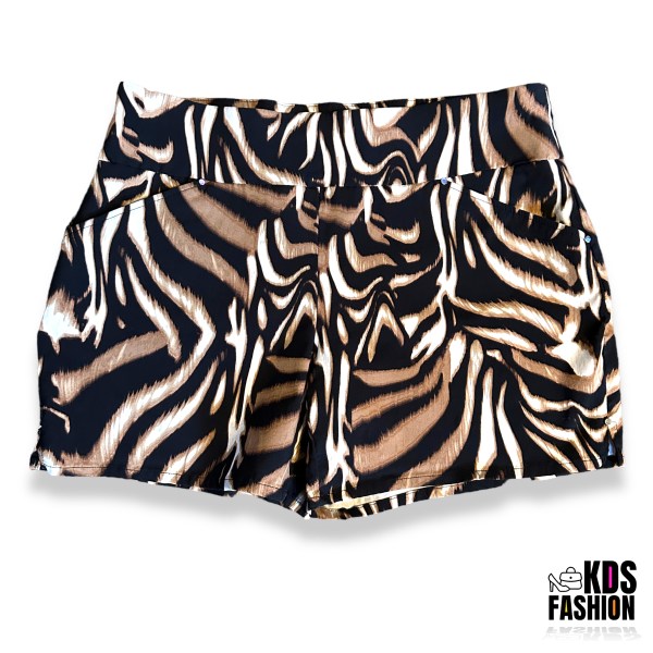 I.N.C. International Concepts "Talia" Tiger Print Pull-On Shorts 12