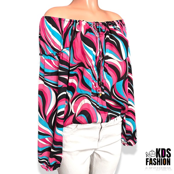 Michael Kors Silk Off The Shoulder Top LG