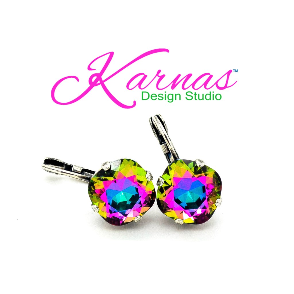 Crystal Electra Cushion Cut Earrings