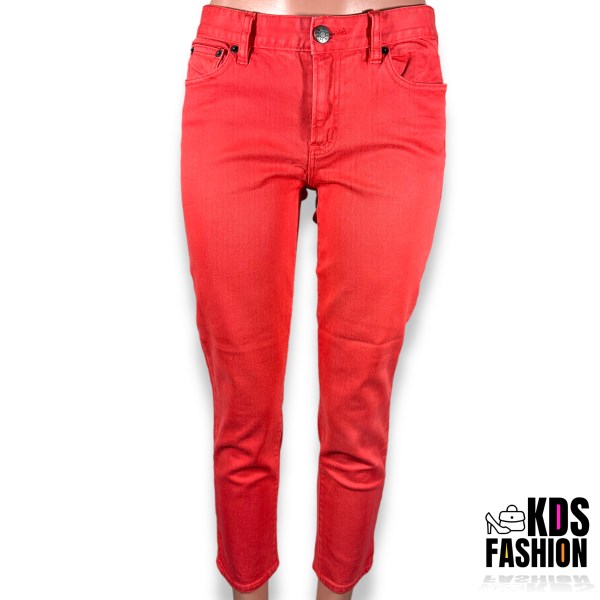 J. Crew Stretch Coral Toothpick Cropped Jeans 30