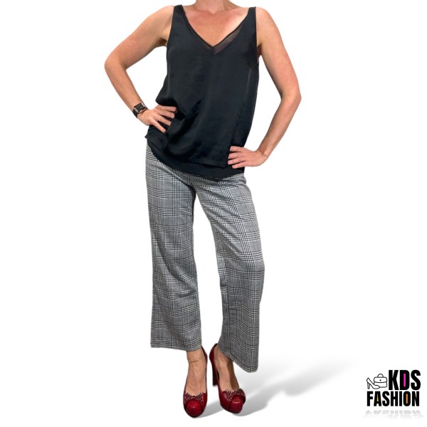 H&M Black 2-Layer Tank Top 10 NWOT