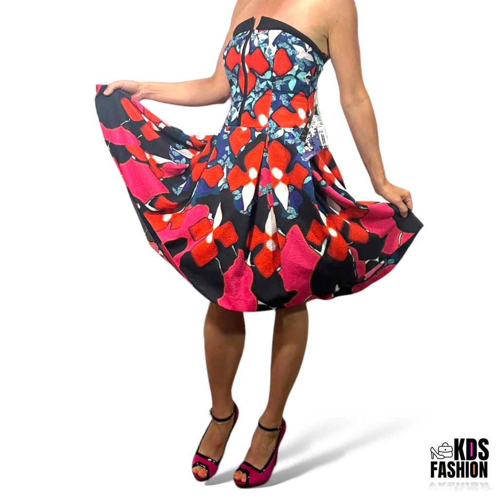 Peter Pilloto Rare Jacquard Strapless Dress 8 NWT