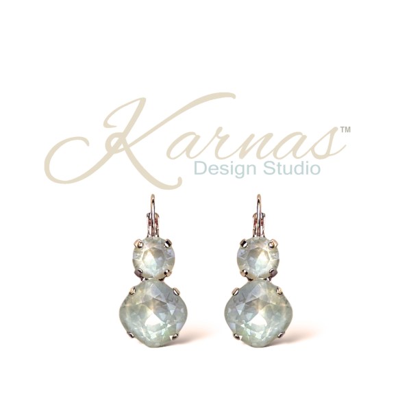 Linen Ignite 2-Stone Earrings