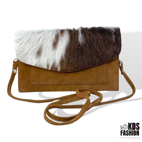 Crosstree Lane Cowhide Suede Ponyhair Crossbody Bag