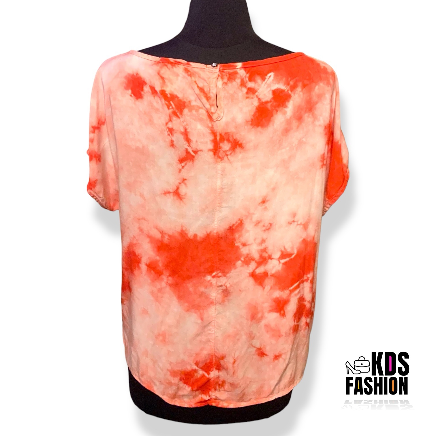 Daytrip Tie Dye Embellished Cross Top SM - Image 4