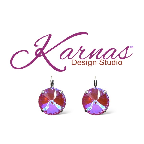 Radiant Fuchsia Lacquer Mega Earrings
