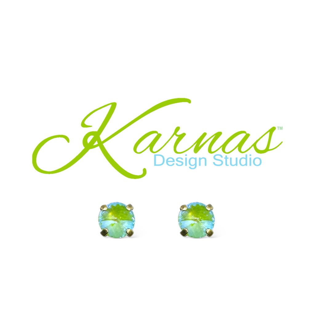 Radiant Neon Green Lacquer Earrings