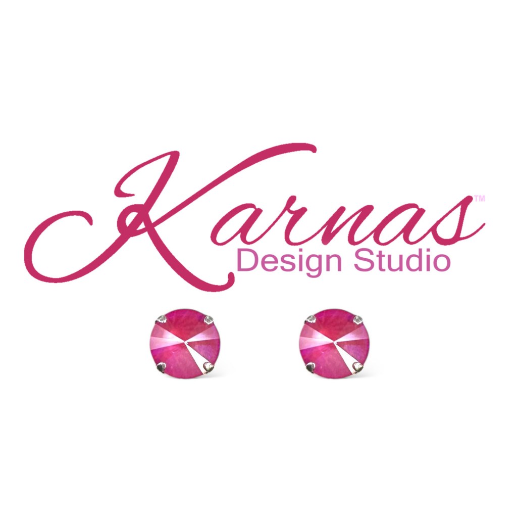 Radiant Strawberry Lacquer Earrings