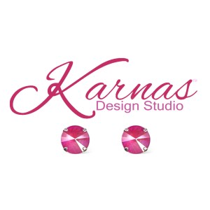 Radiant Strawberry Lacquer Earrings