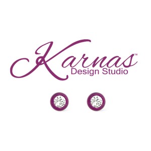 Plum Purple Bubblegum Studs Choose Your Color