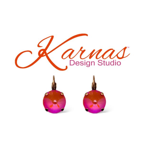 Radiant Pumpkin Spice Lacquer Earrings