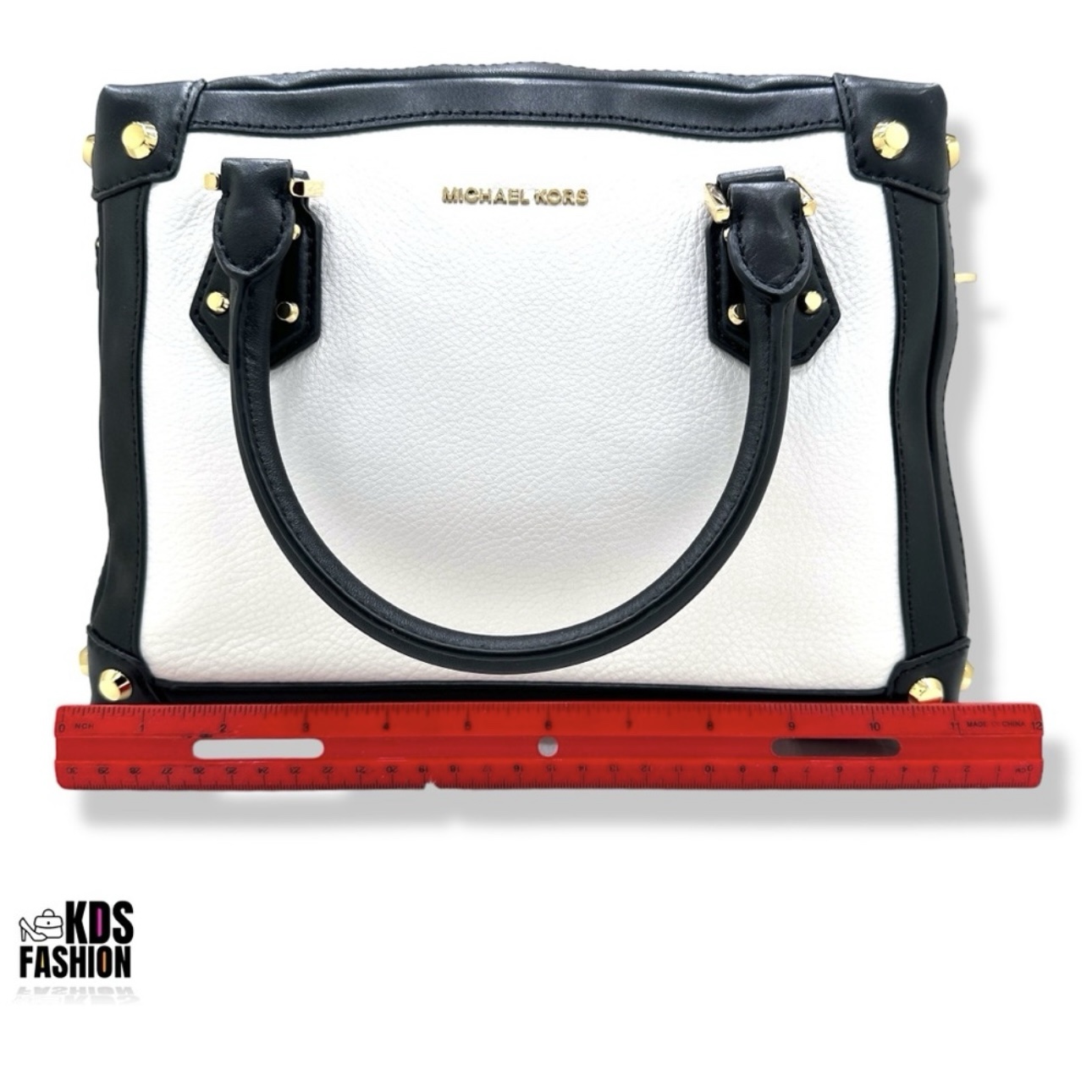 Michael Kors Black & White “Taryn” Large Satchel NWOT - Image 12