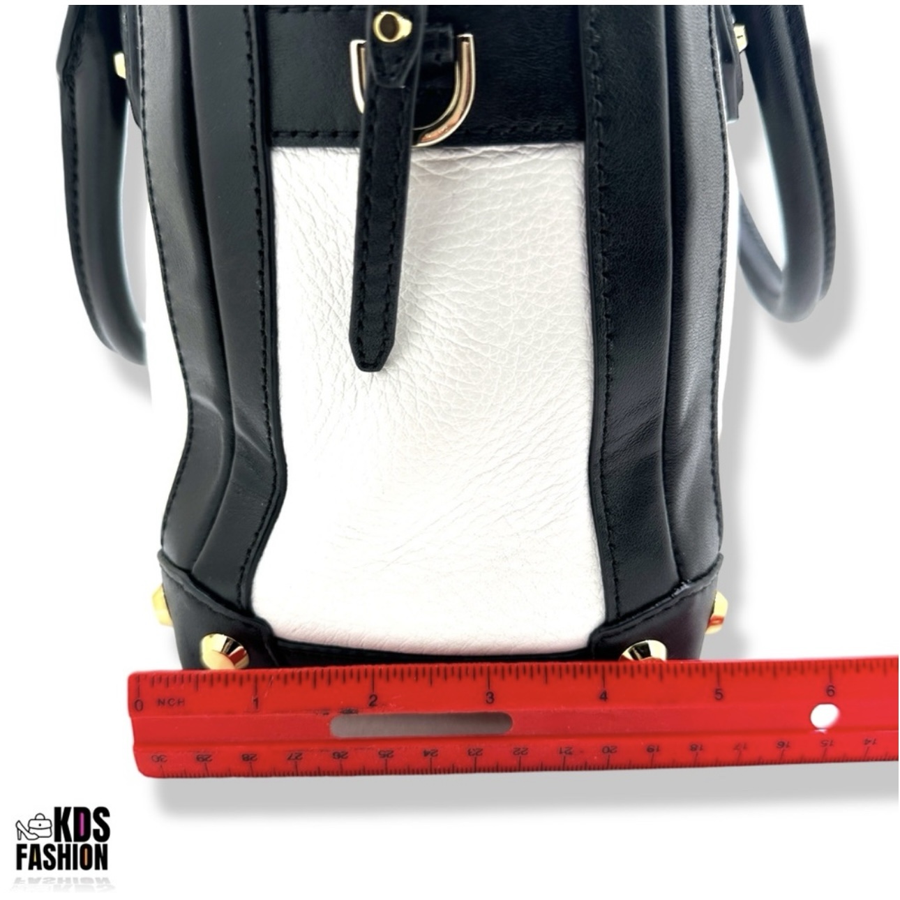 Michael Kors Black & White “Taryn” Large Satchel NWOT - Image 5