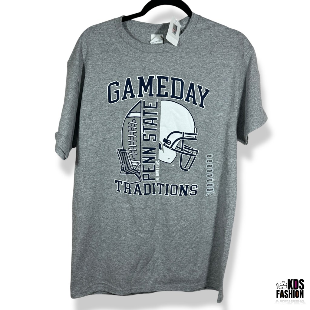 Hanes Penn State Women’s Grey and Navy Tee MD NWT