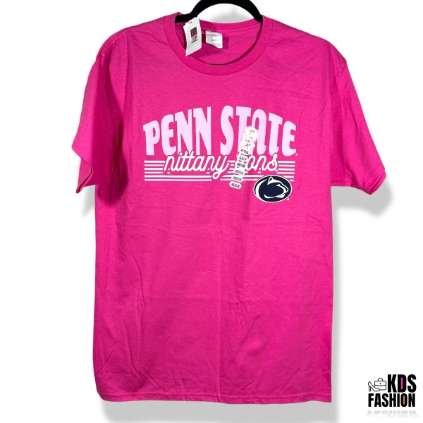 Hanes Penn State Women’s Pink and White Tee MD NWT