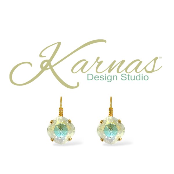 Brilliant Sunkissed Clear Cushion Cut Earrings