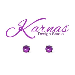 Electric Violet Earrings