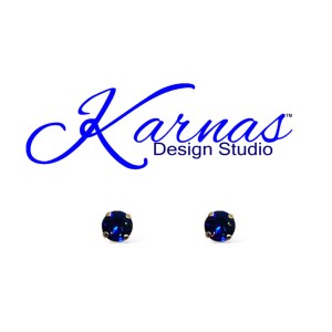Reinvented Dark Sapphire Earrings