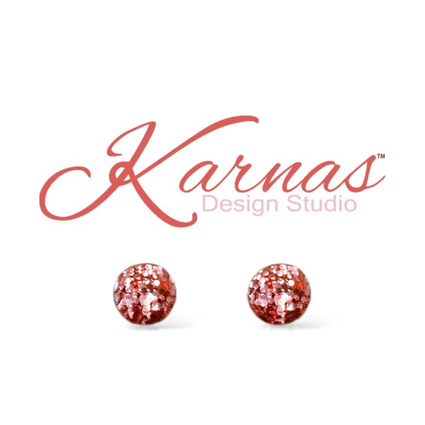 Gleefully Glittered Earrings