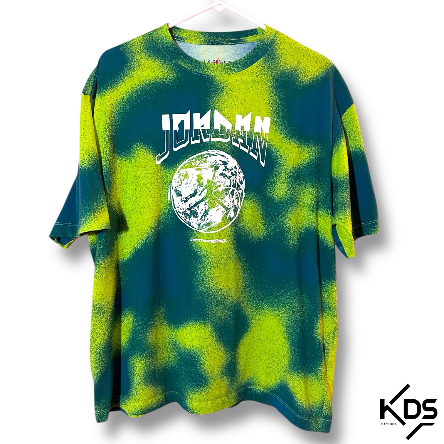 Jordan Sport AOP S/S Crewneck Tie-Dye T-Shirt Mardi Gras/Pine