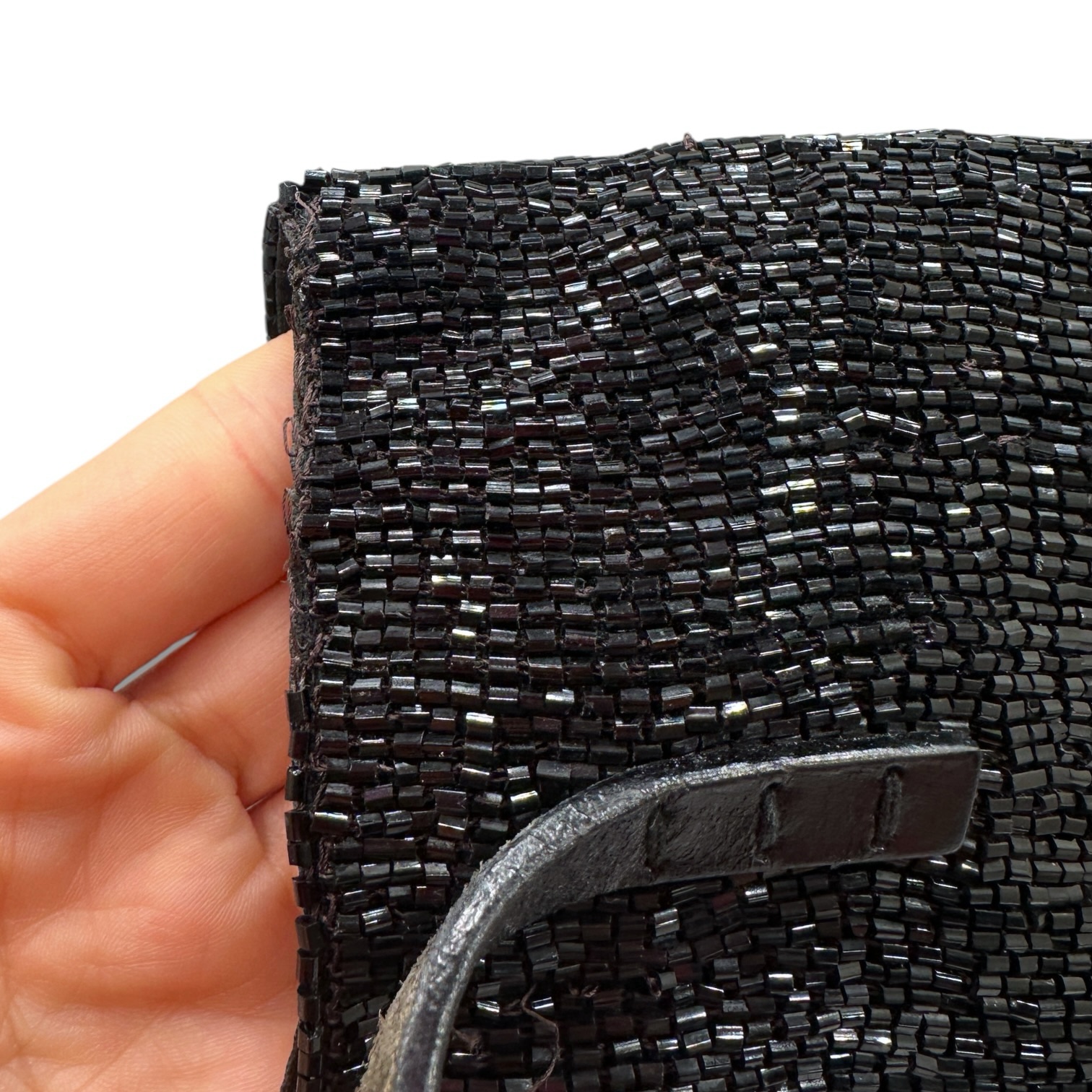 Fendi Fully Beaded Black Evening Shoulder Bag – Made in Italy - Image 9