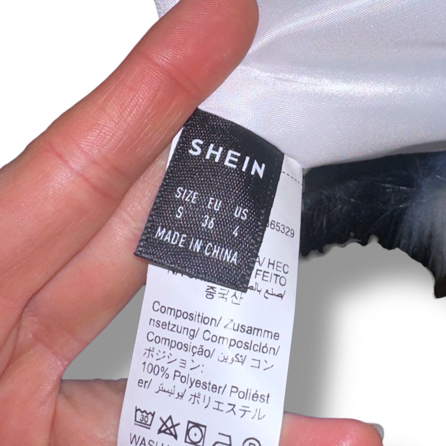 Luxe Blue Grey Faux Fur Jacket – Sold Out Online – Size Small - Image 7