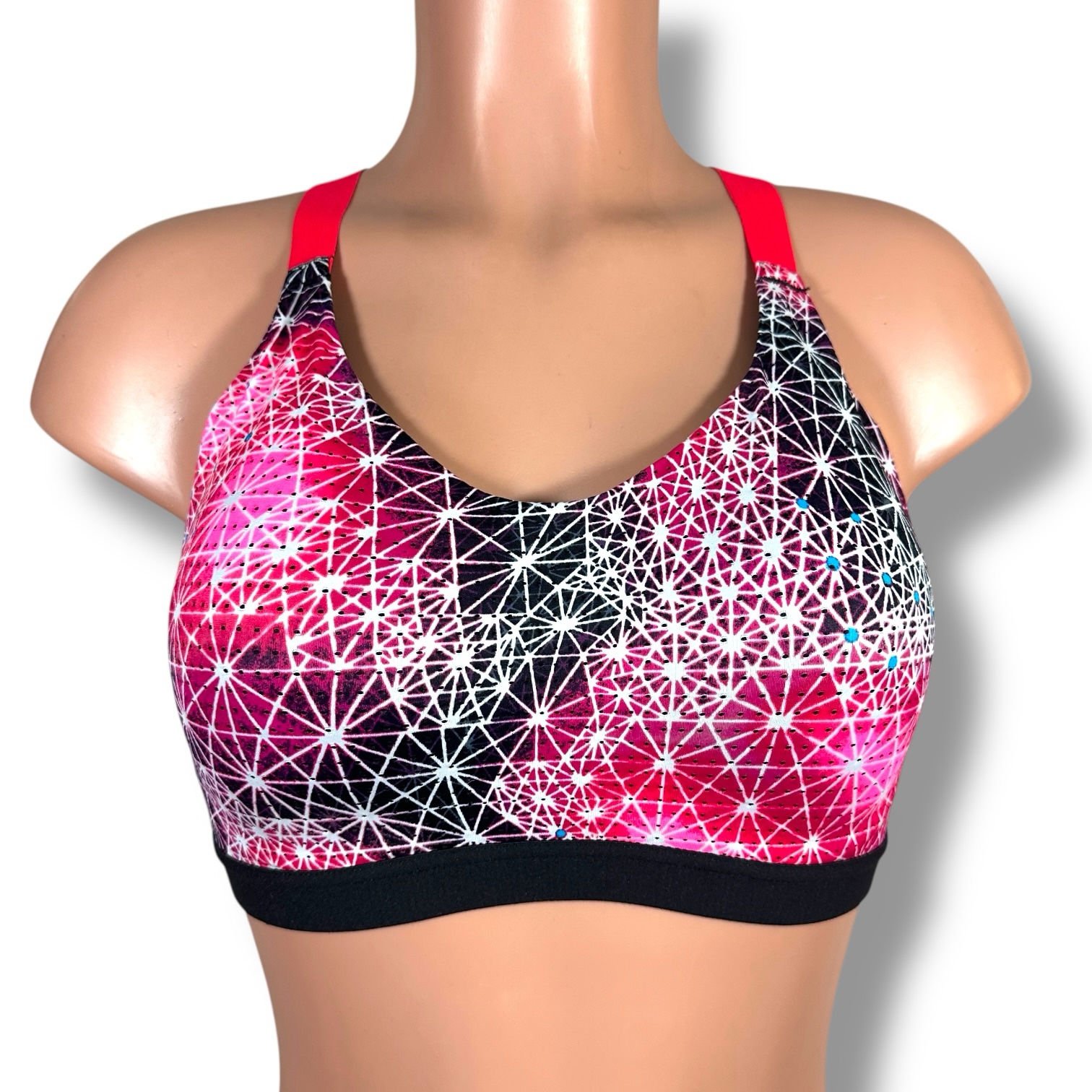 Victoria’s Secret VSX Sport Bra – 36C – Multi Criss Cross - Image 2
