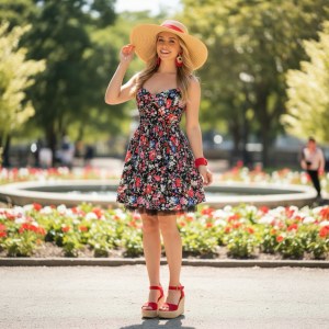 Free People Sun-Kissed Summer Dress – Size 12