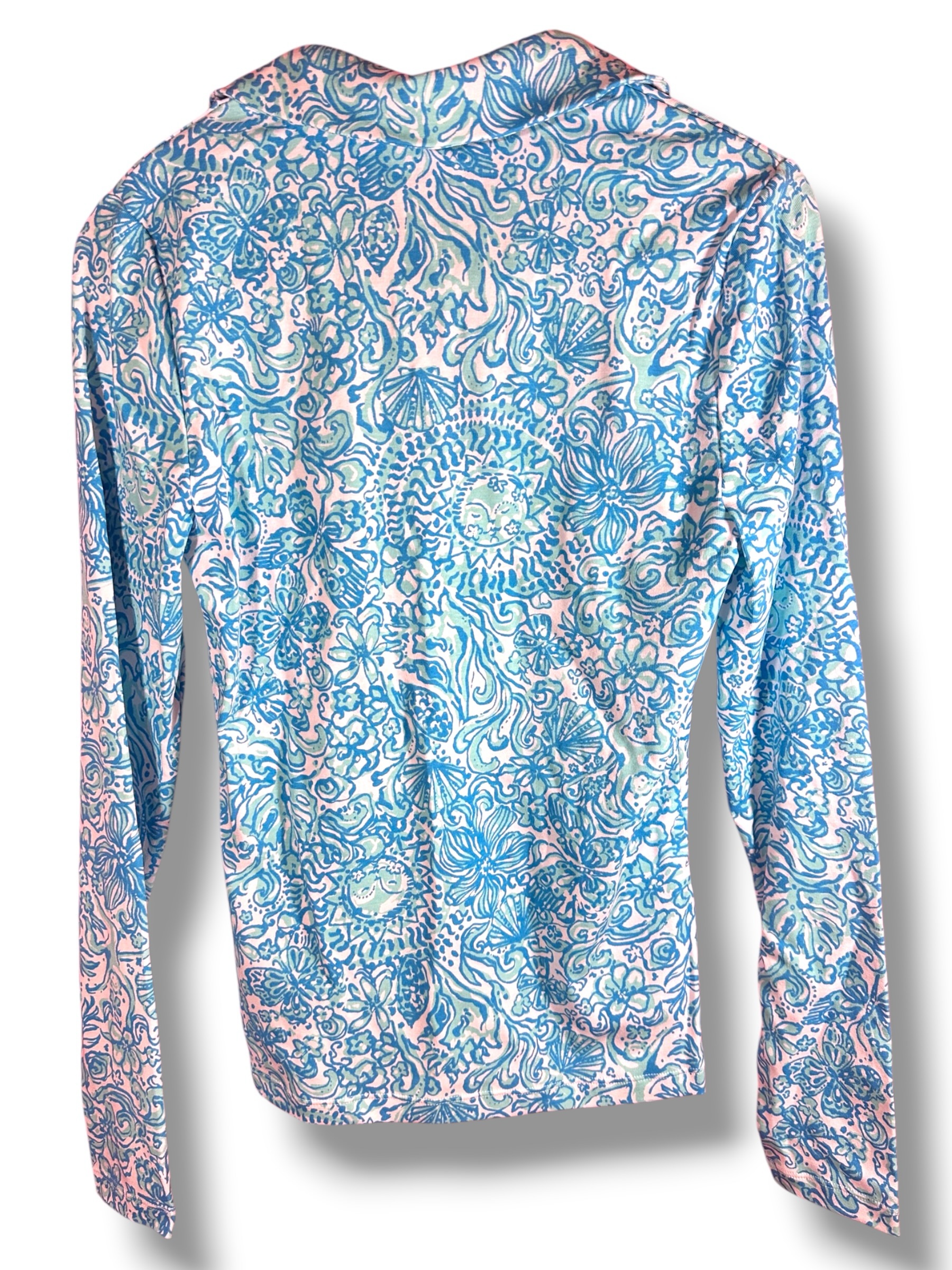 Lilly Pulitzer Reema Long Sleeve Top XS NWT Took Me By Sunrise Print - Image 6