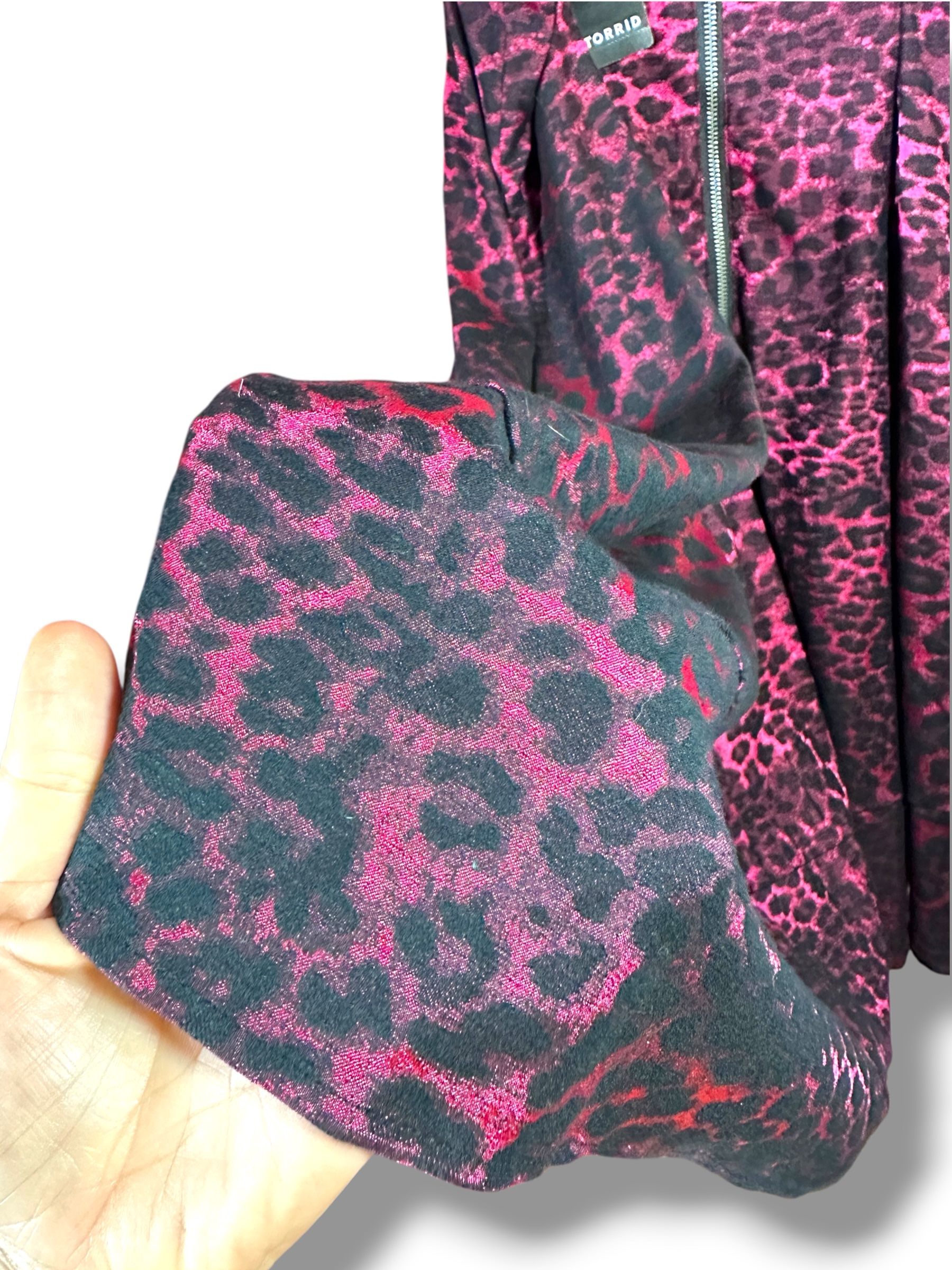 Betsey Johnson x Torrid Leopard Babydoll Dress Size 16 NWT - Image 13
