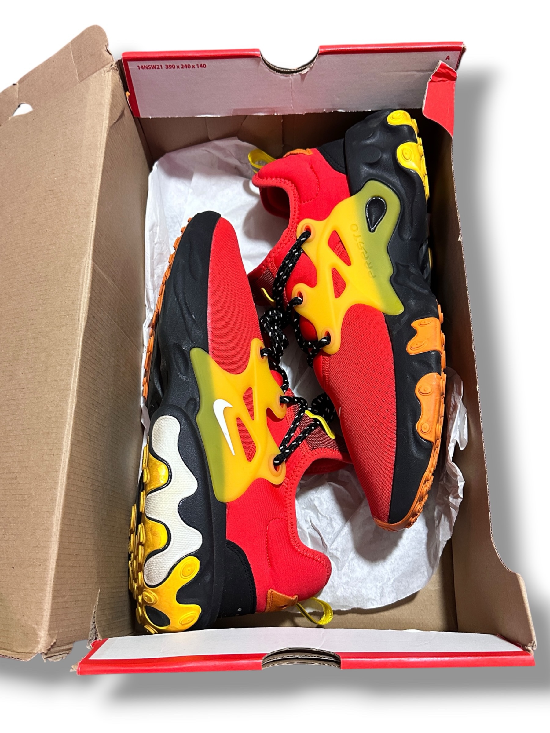 Nike React Presto “Chile Red” Men’s Size 12 CZ9273-600 With Original Box - Image 12